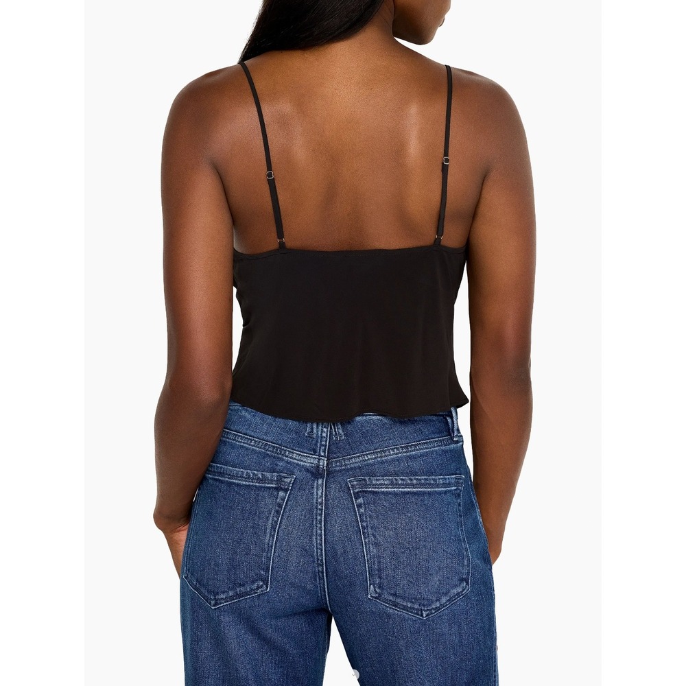Good American Cowl‎ Neck Bias Cut Chiffon Camisole - Picture 2 of 12